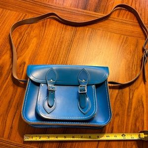 Cambridge Satchel Bright Blue Small Crossbody Bag